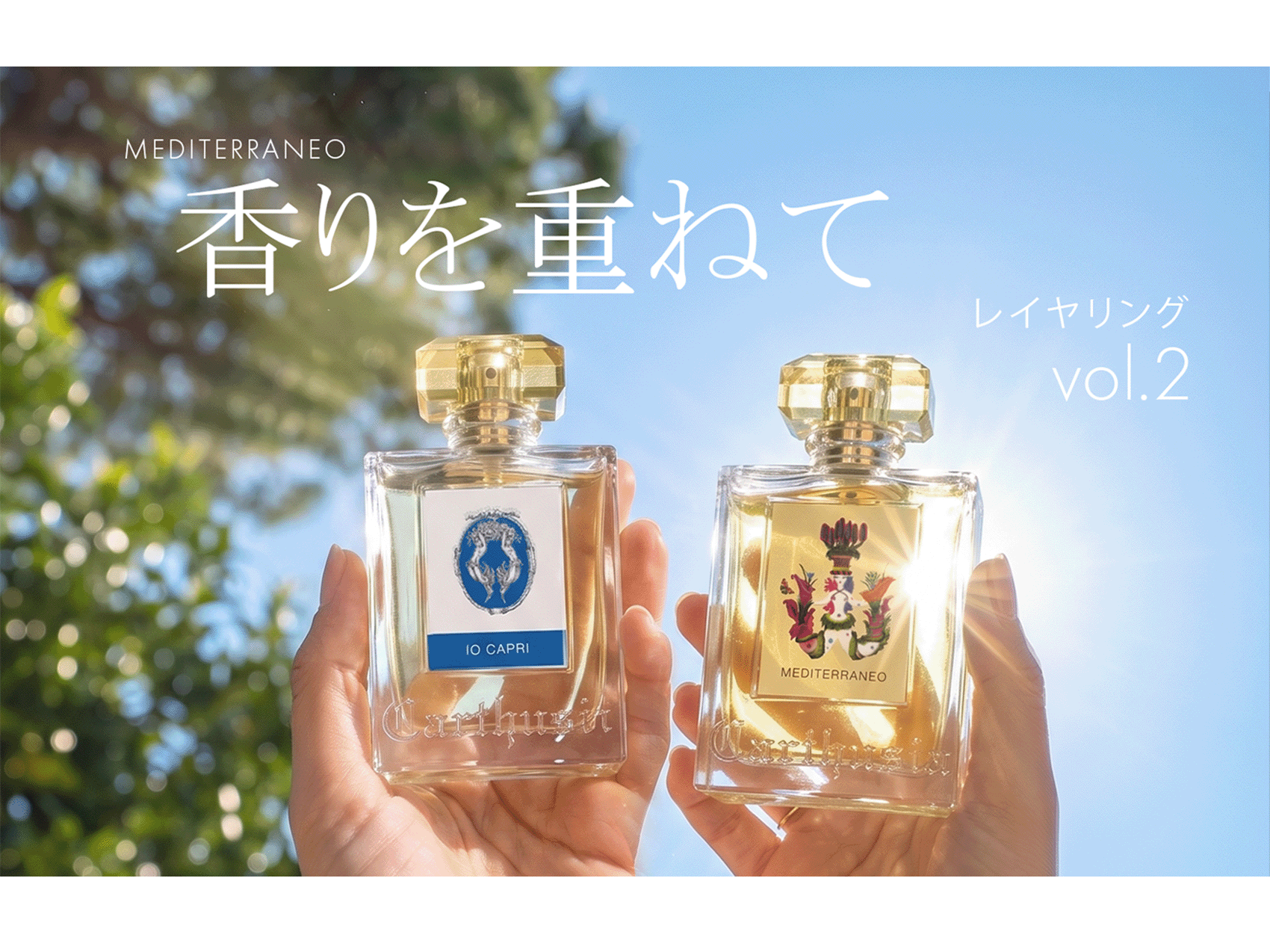 【STAFF VOICE】夏は、「メディテラネオ」をもっと楽しむ — 香りの重ね付けVol.2