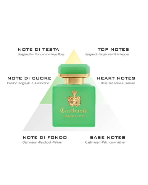 【入荷通知受付中】CARTHUSIA〈カルトゥージア〉インテンソ コレクション バジリコ パルファン 50ml